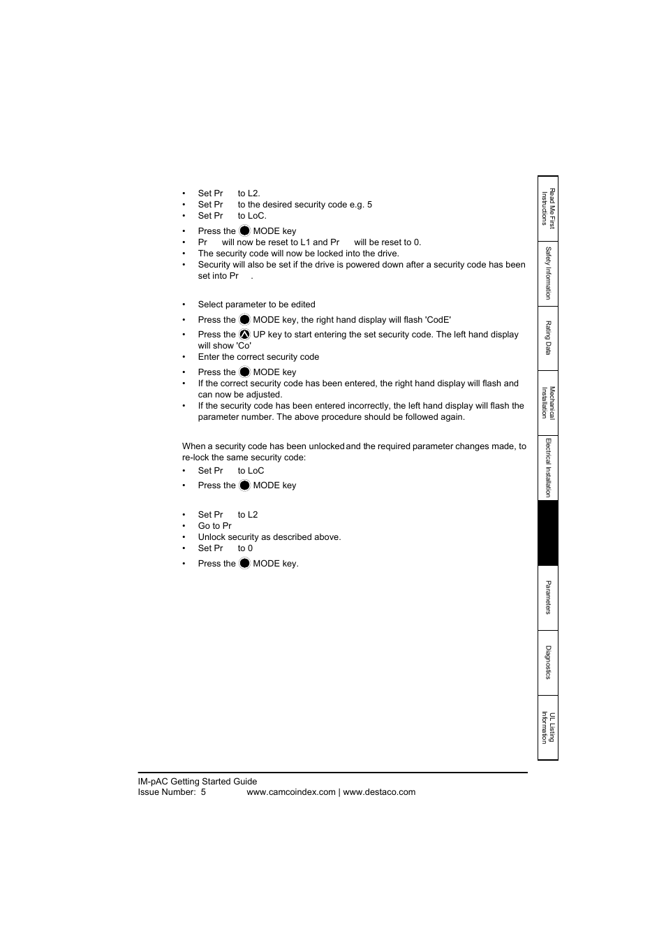 DE-STA-CO IM-pAC AC Drive Getting Started Guide User Manual | Page 49 / 72