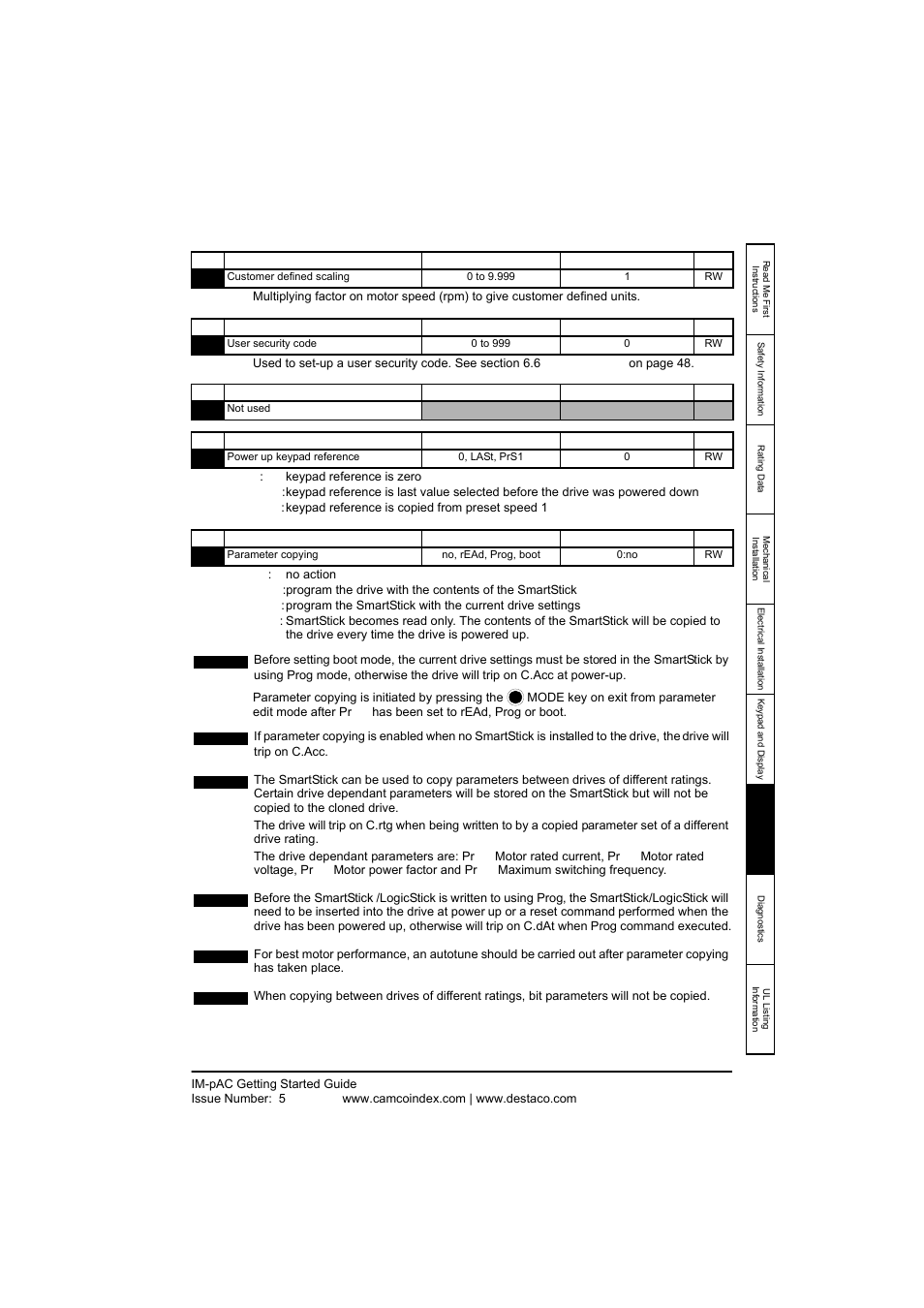 DE-STA-CO IM-pAC AC Drive Getting Started Guide User Manual | Page 59 / 72