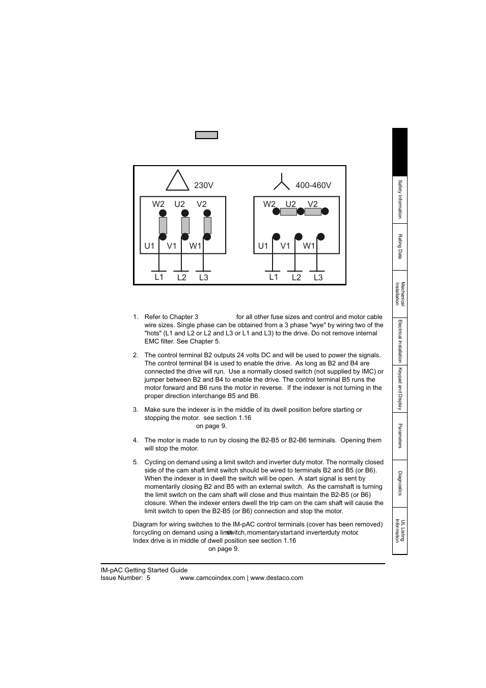 7 wiring power and switches to drive, Wiring power and switches to drive | DE-STA-CO IM-pAC AC Drive Getting Started Guide User Manual | Page 7 / 72