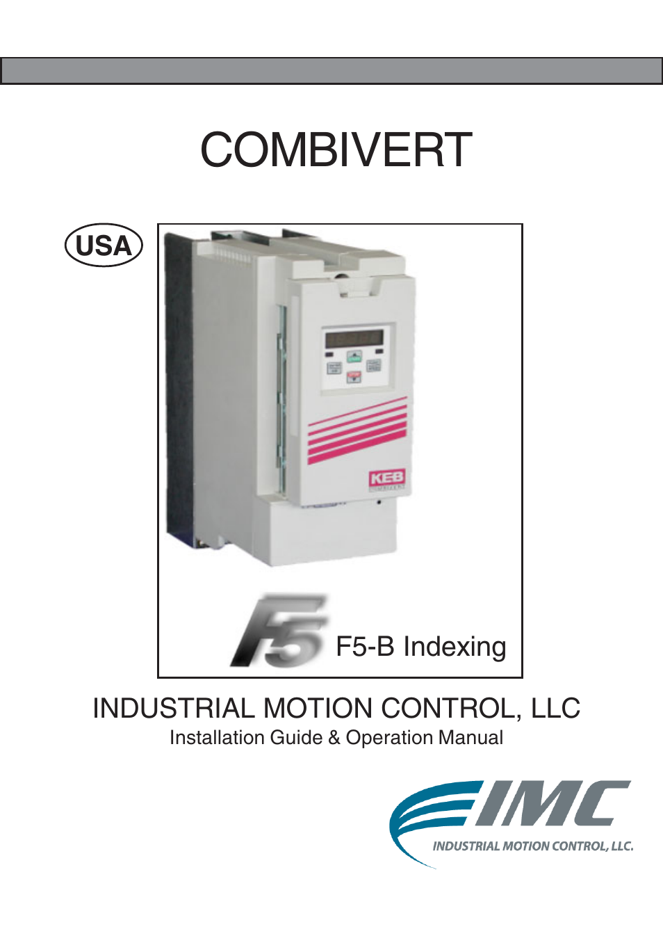 DE-STA-CO F5-B AC Inverter Drive User Manual | 56 pages