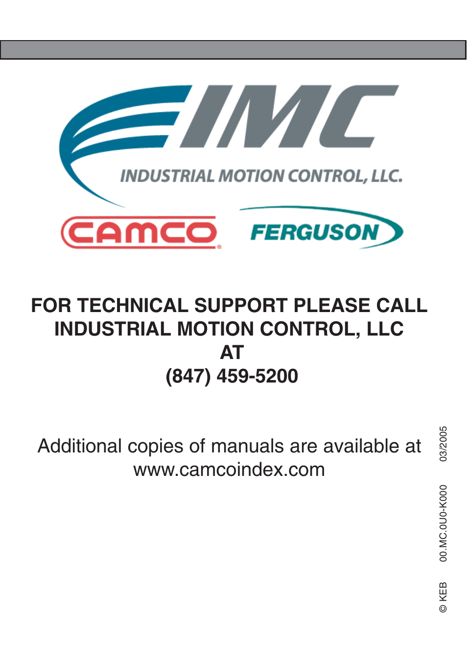 DE-STA-CO F5-B AC Inverter Drive User Manual | Page 56 / 56