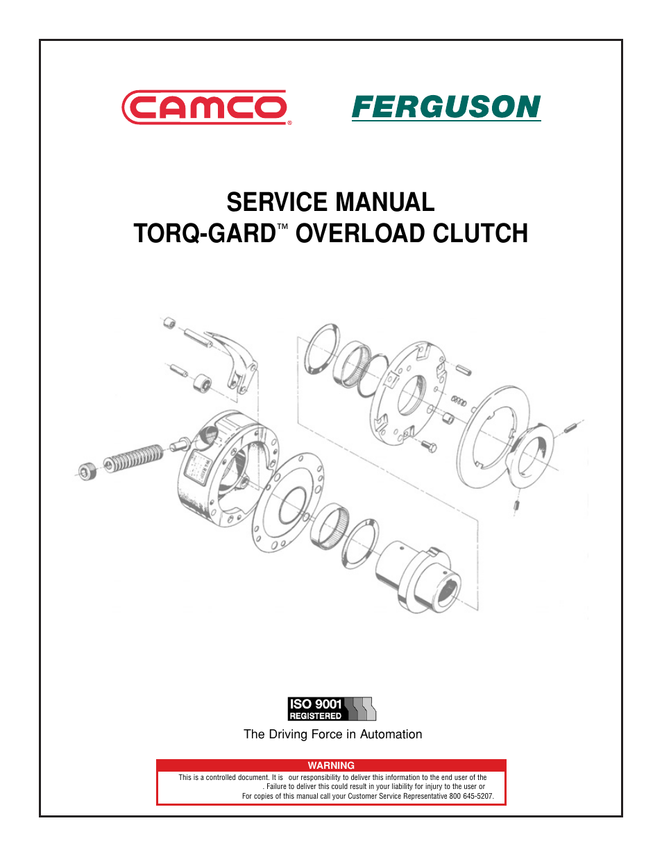 DE-STA-CO TG20 User Manual | 8 pages