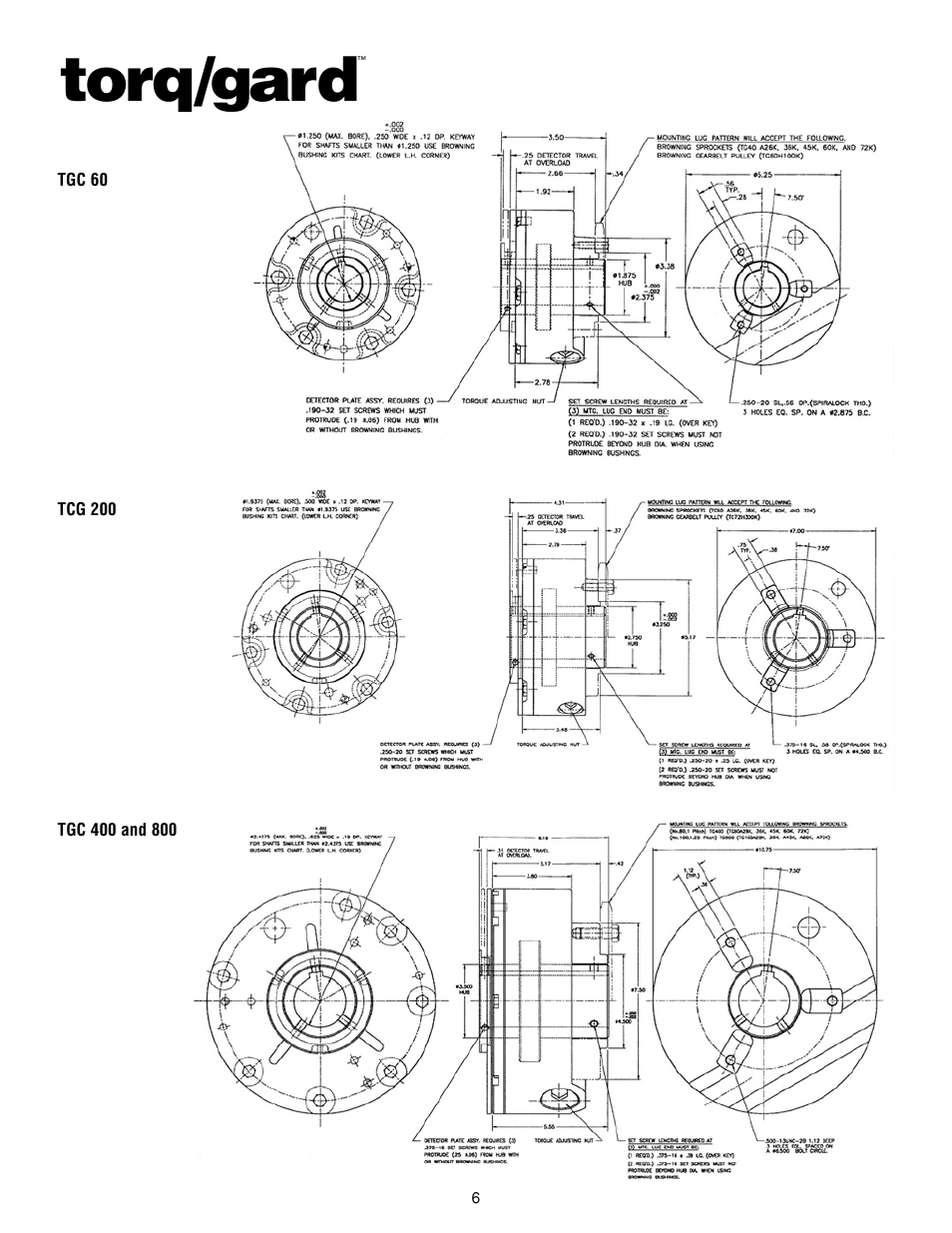 Torq/gard | DE-STA-CO TG20 User Manual | Page 6 / 8