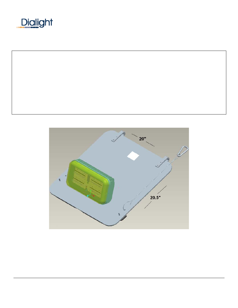 Dialight RS5C4K-G StreetSense LED Roadway Sign Light GE Retro-Fit User Manual | Page 6 / 8