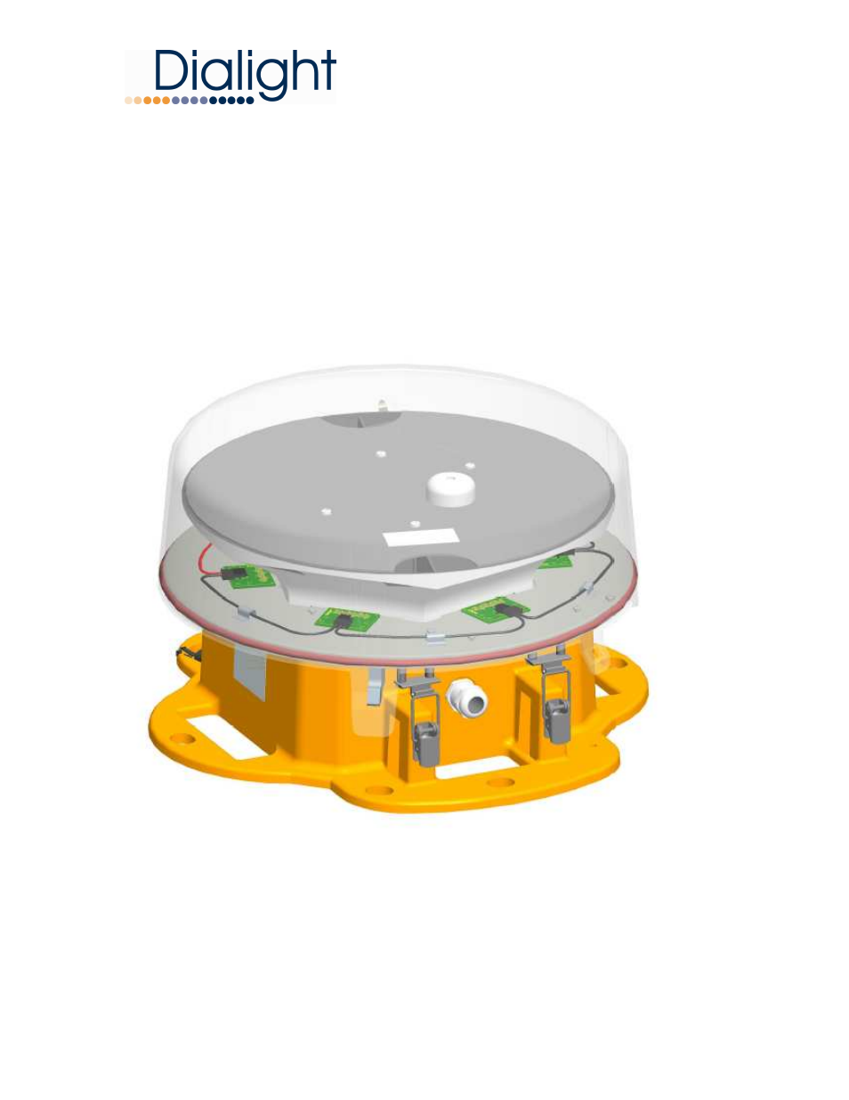 Dialight SafeSite L-864 Red LED Class I, Div 2 Medium Intensity Beacon User Manual | 13 pages