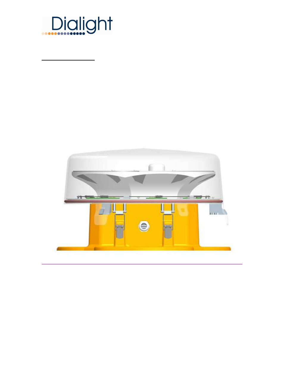 Dialight SafeSite L-864 Red LED Class I, Div 2 Medium Intensity Beacon User Manual | Page 3 / 13