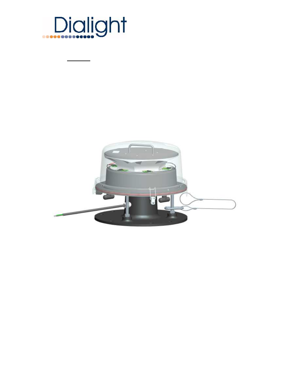 Dialight D264-A54-001 Vigilant L864 Based Red Beacon User Manual | Page 3 / 13