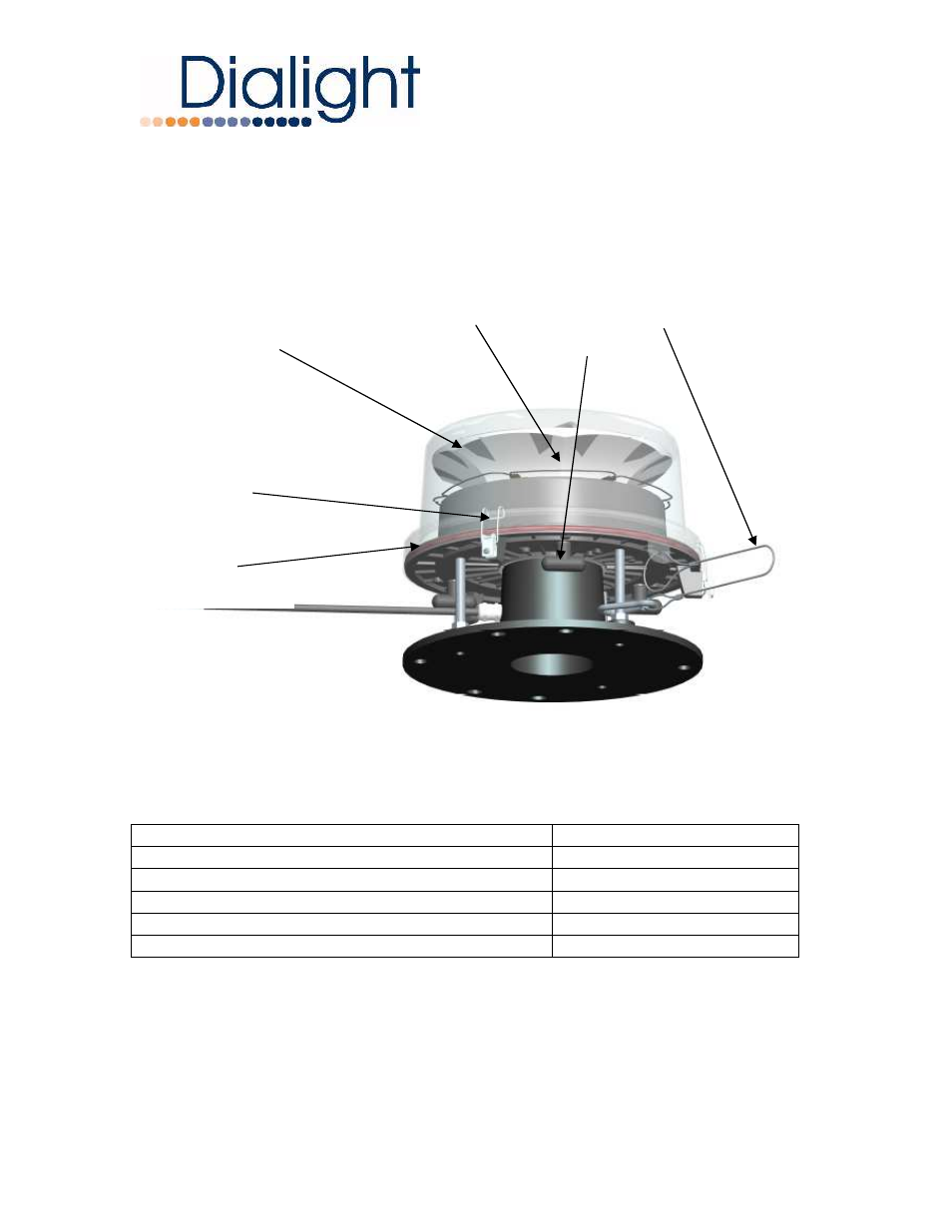 Dialight D264-A54-001 Vigilant L864 Based Red Beacon User Manual | Page 8 / 13