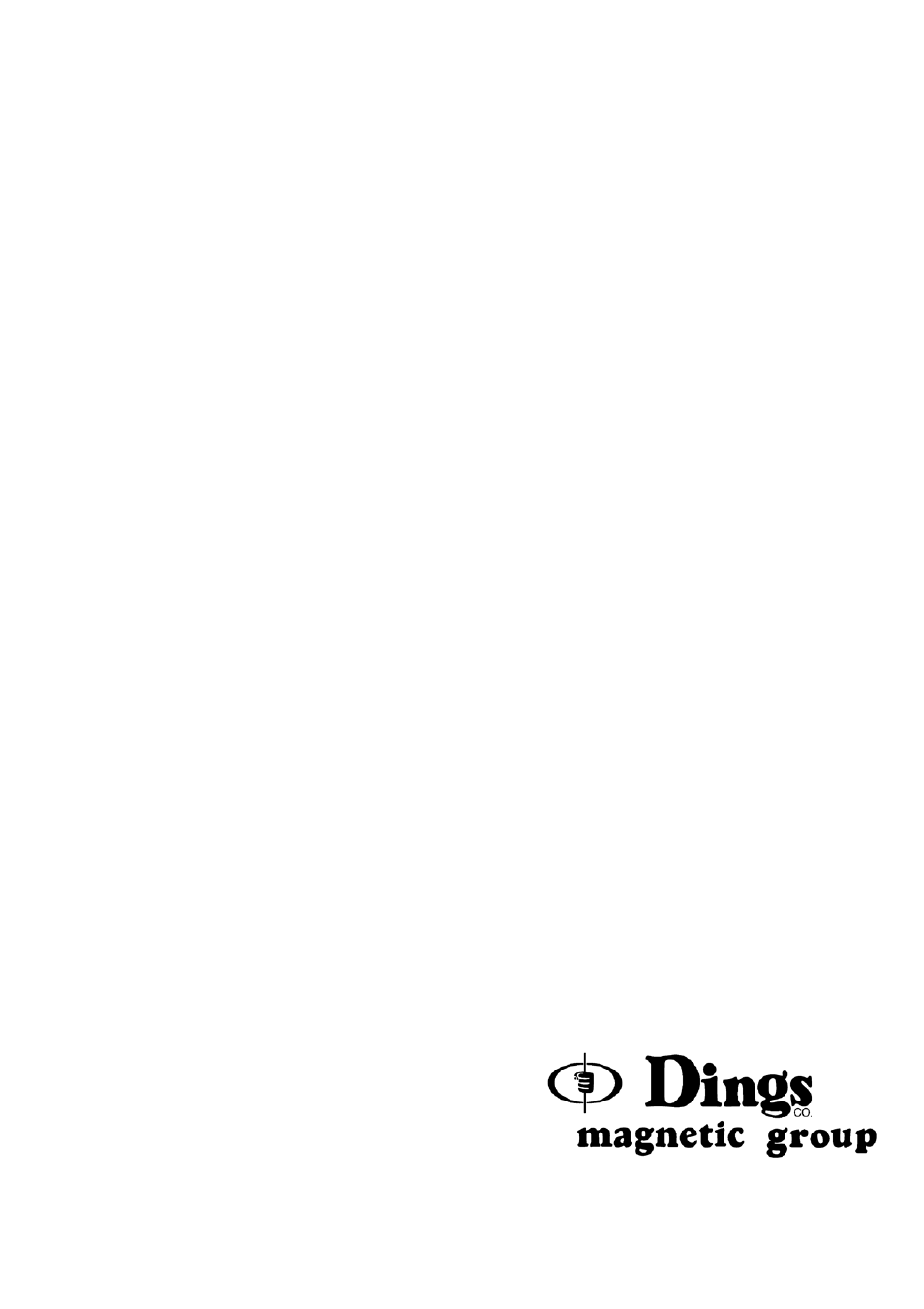 Dings Magnetic Group Stationary Permanent Overhead Magnet User Manual | 6 pages