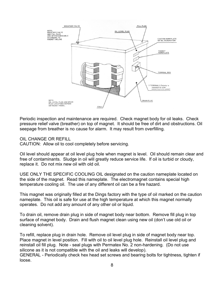 Dings Magnetic Group Stationary Electro Overhead Magnets User Manual | Page 10 / 14