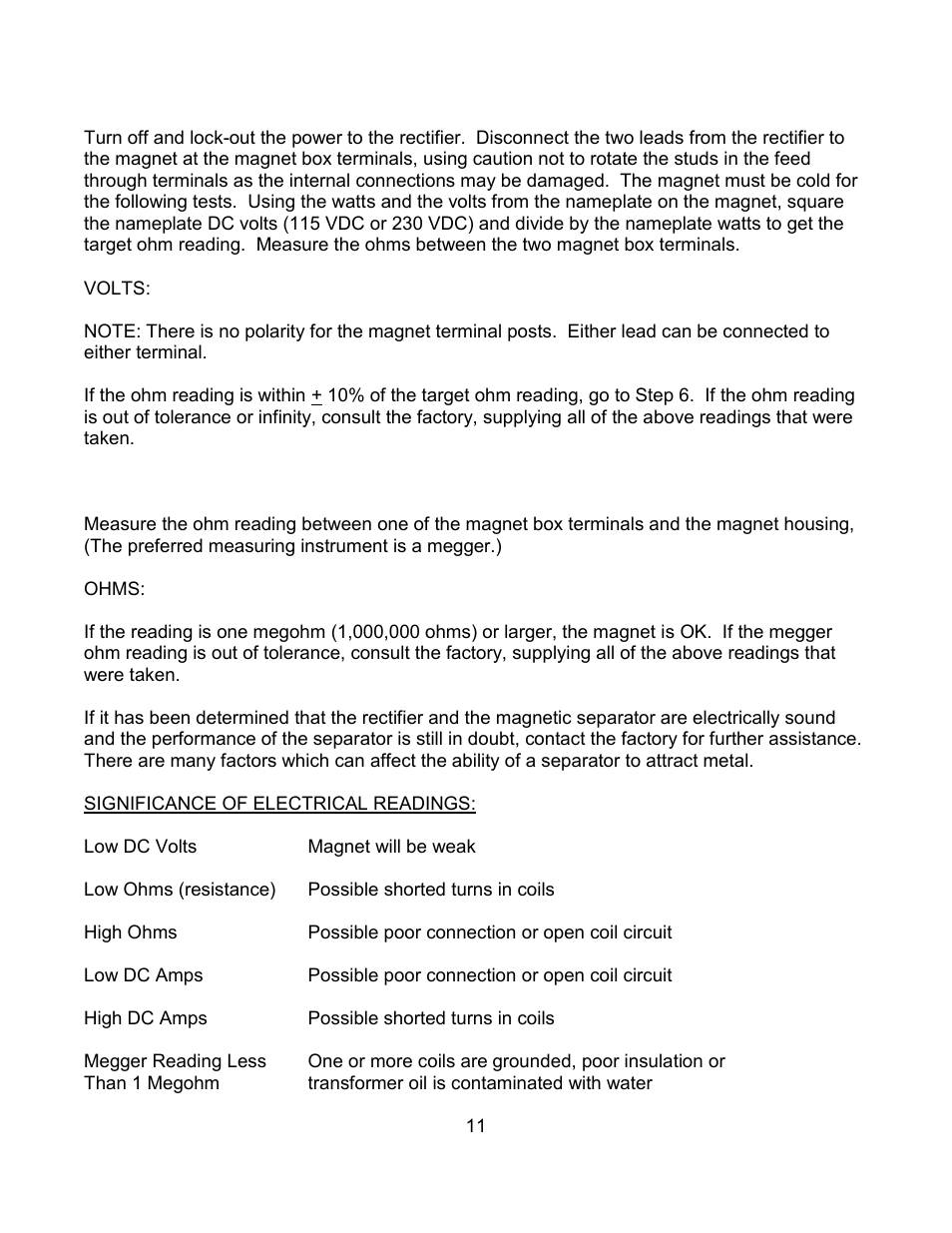 Dings Magnetic Group Stationary Electro Overhead Magnets User Manual | Page 13 / 14