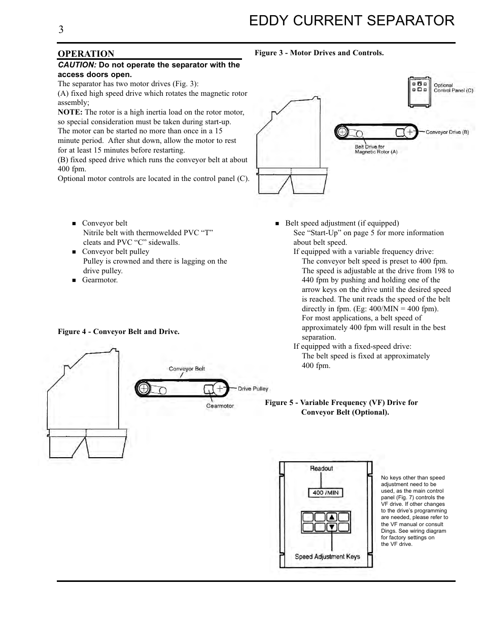 Eddy current separator | Dings Magnetic Group 2 PULLEY EDDY CURRENT SEPARATOR User Manual | Page 3 / 8