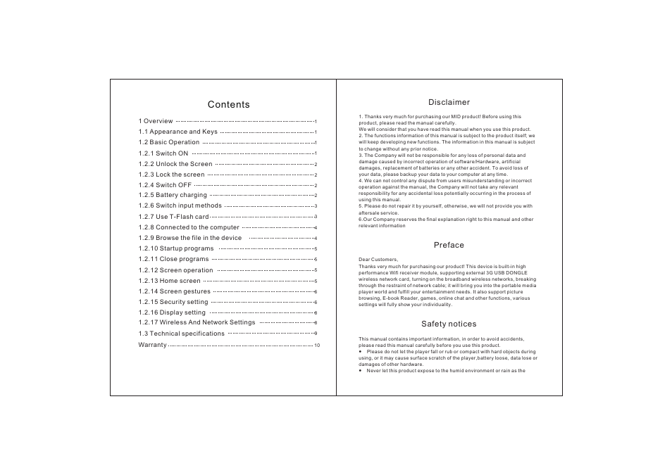 Envizen V700NA User Manual | Page 2 / 8