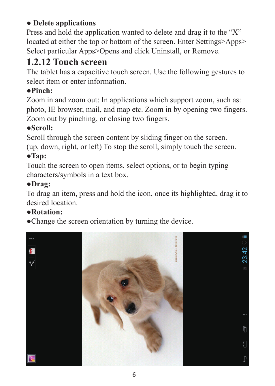 12 touch screen | Envizen V7023D User Manual | Page 10 / 19
