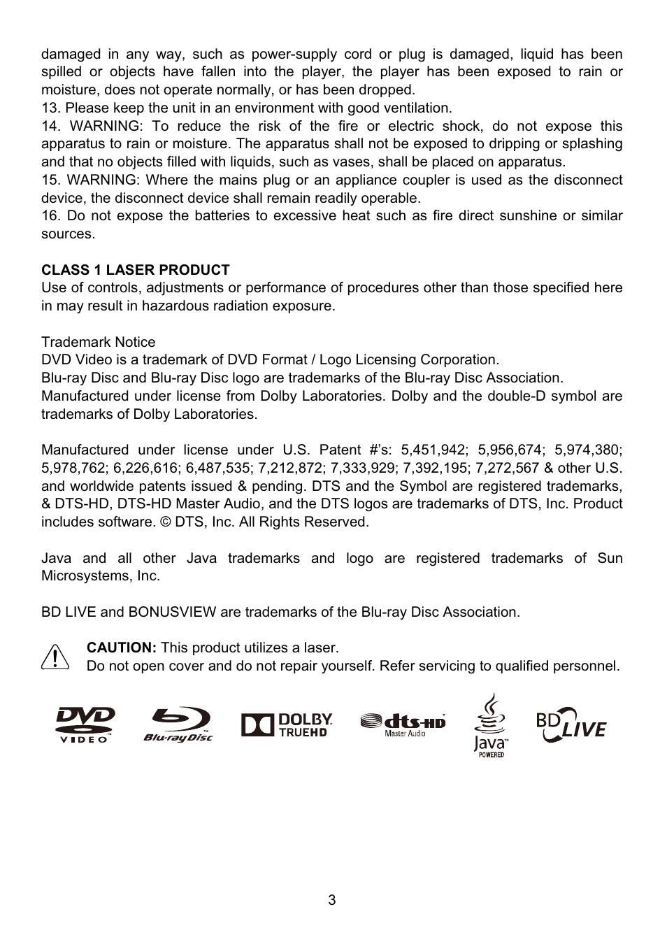 Envizen BDP-M1061 User Manual User Manual | Page 4 / 24