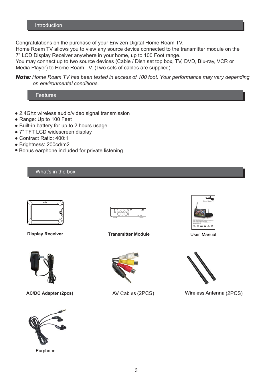 2pcs) | Envizen HR702 User Manual | Page 5 / 16