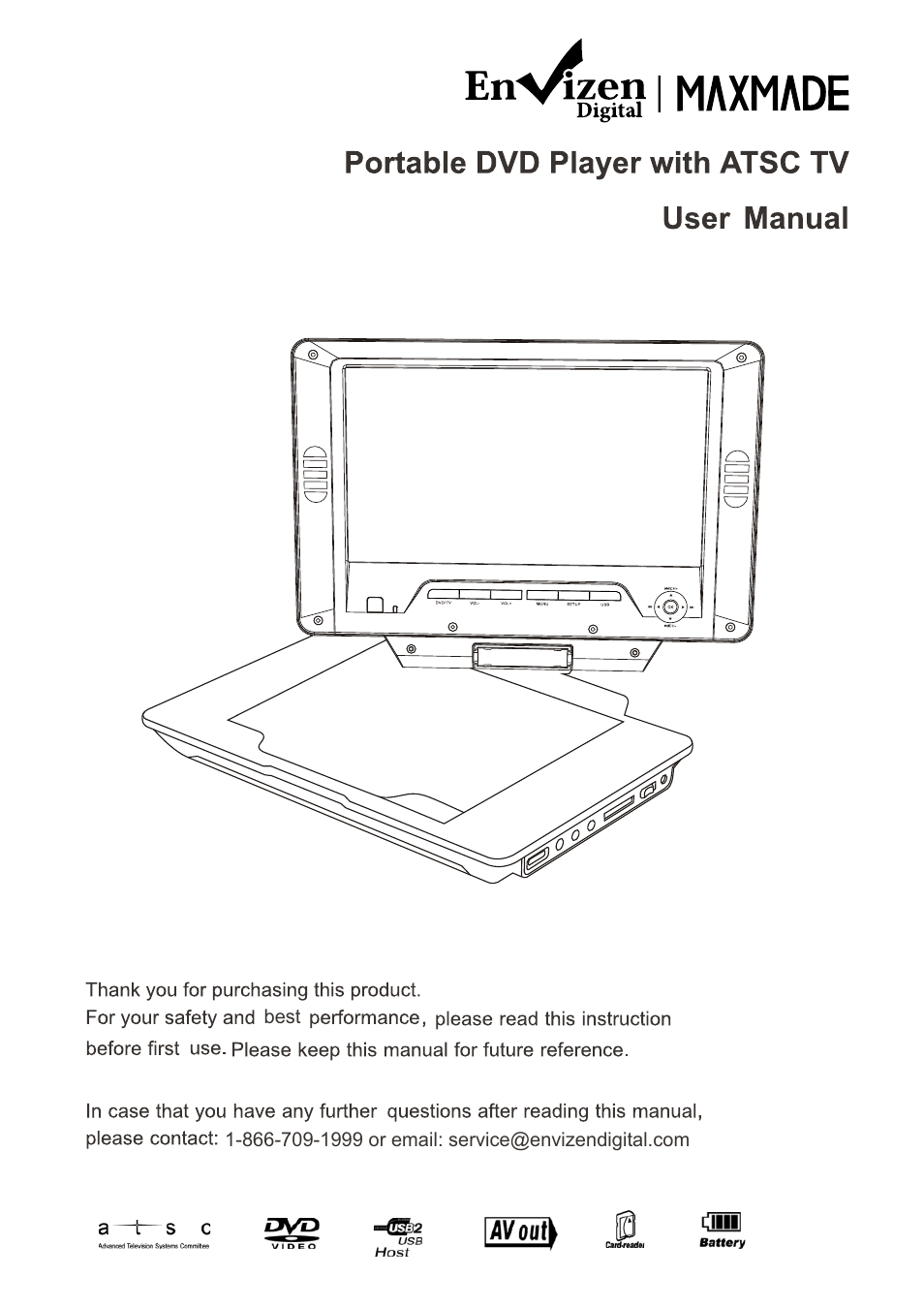 Envizen ED8890A User Manual User Manual | 40 pages