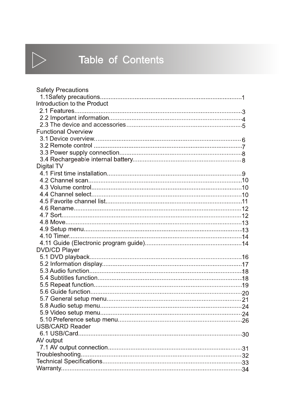 Envizen ED8890A User Manual User Manual | Page 3 / 40