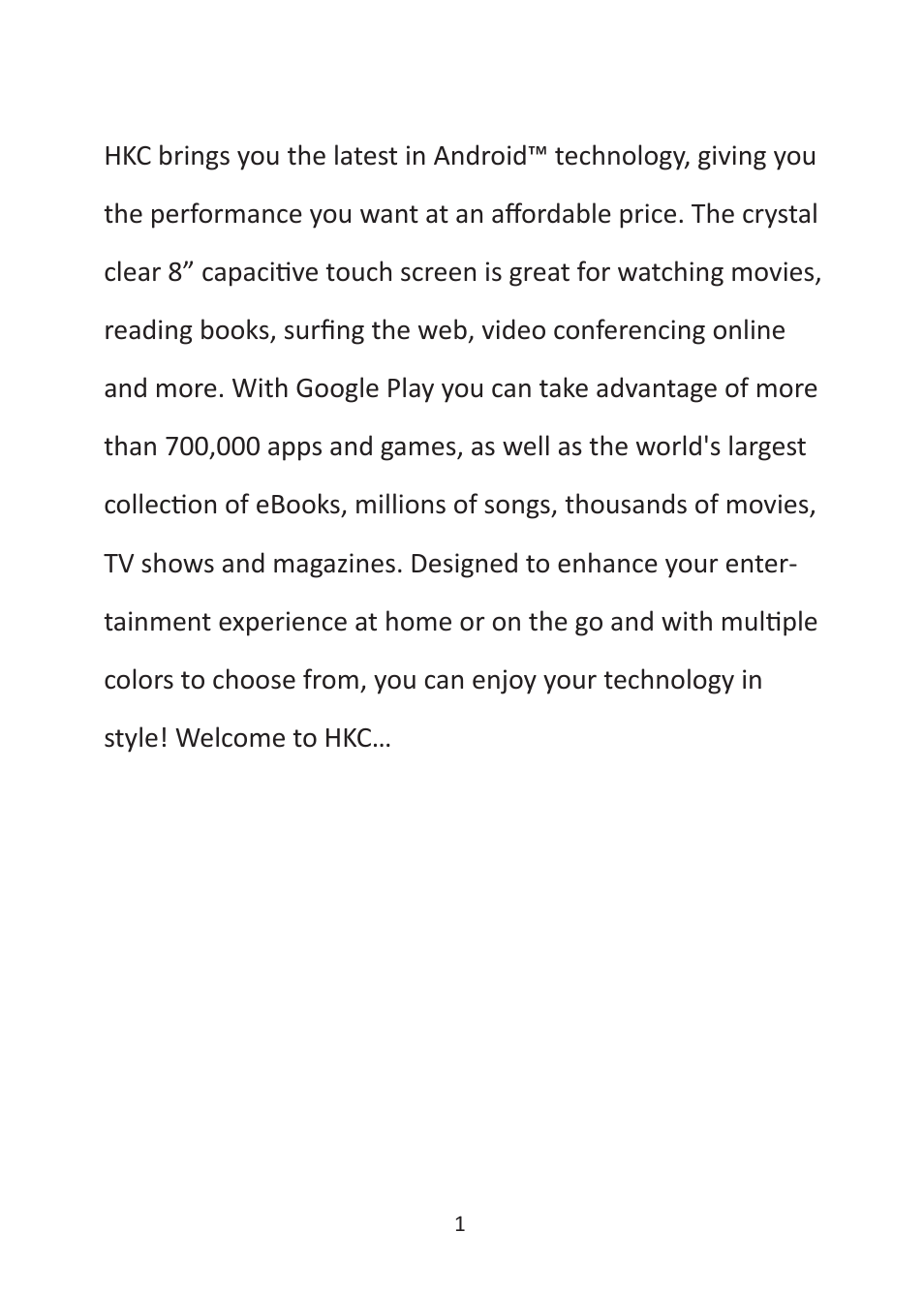 HKC P886A User Manual | Page 3 / 20