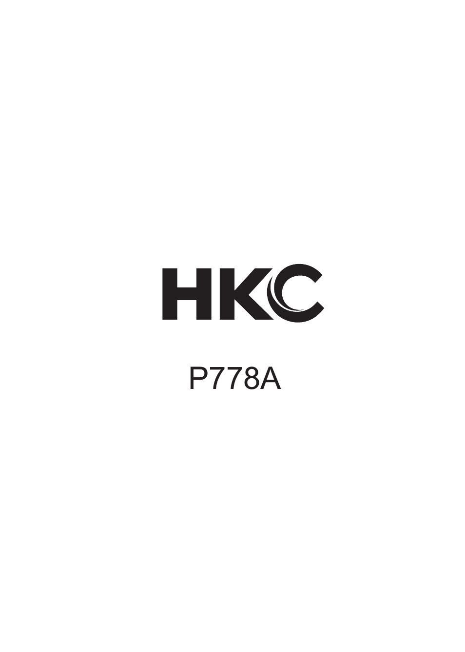 HKC P778A User Manual | Page 20 / 20