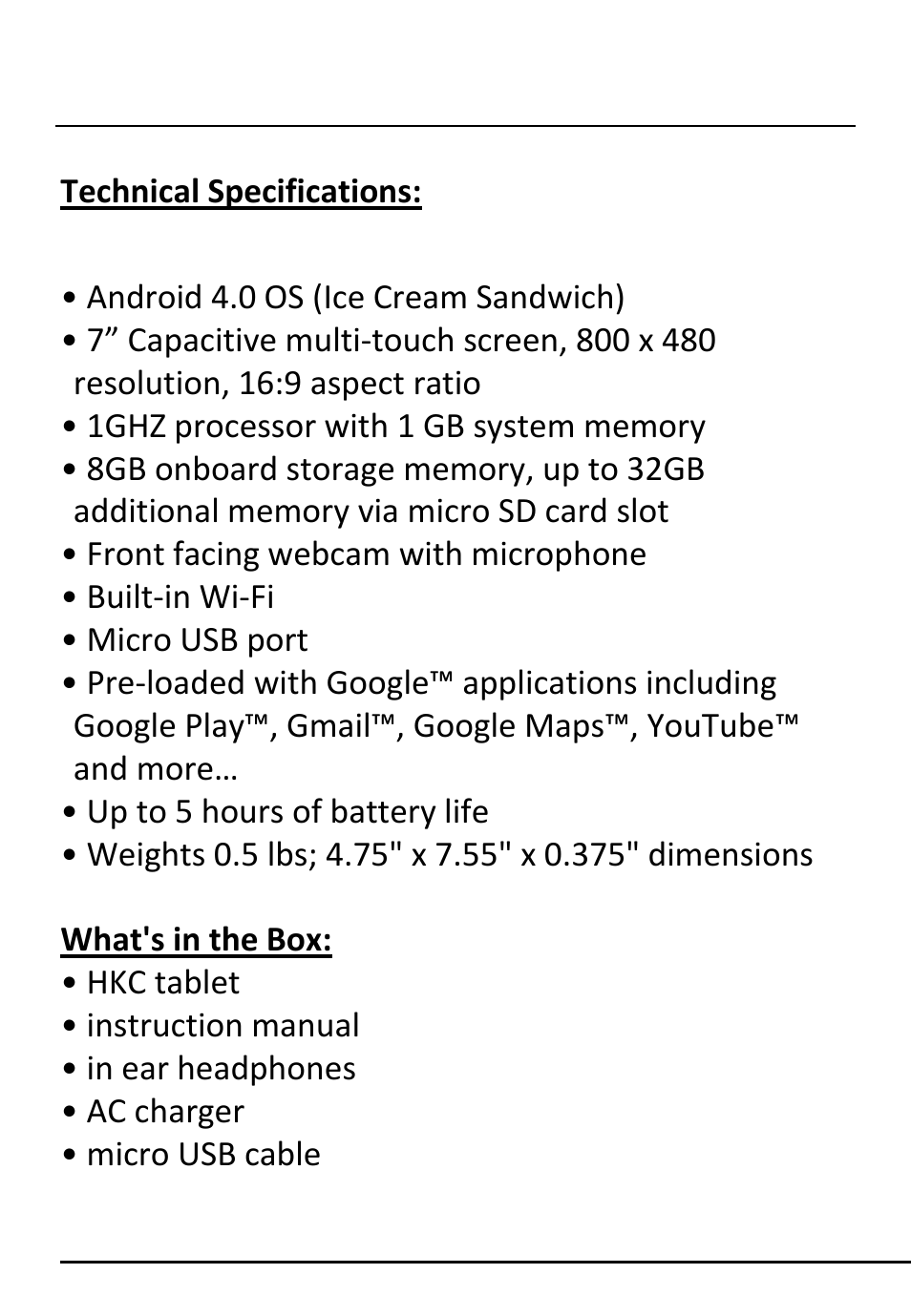 HKC P771A User Manual | Page 3 / 28