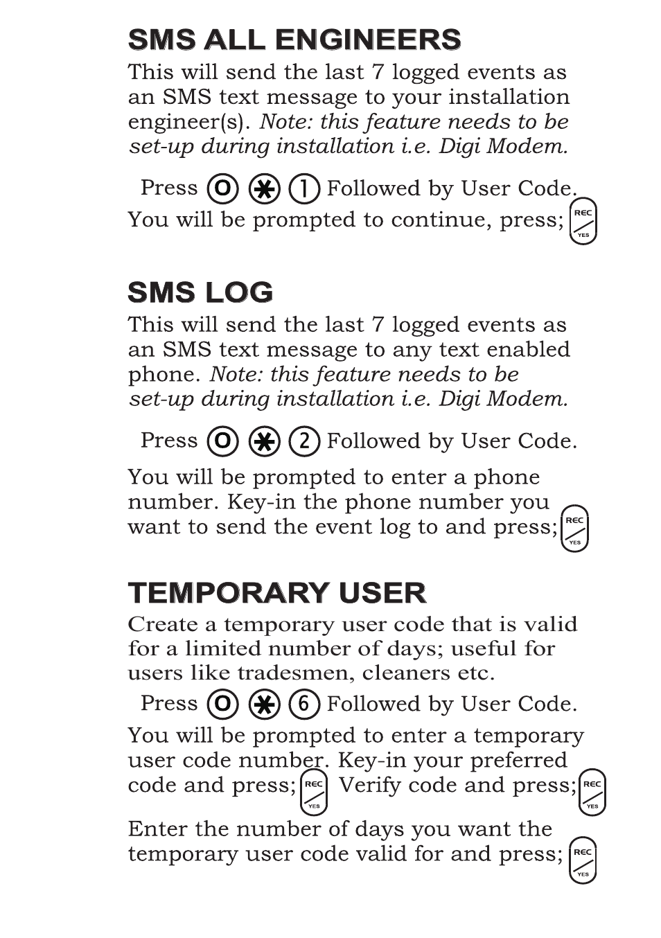 HKC security SW 1212 (Wired) User Manual | Page 7 / 7