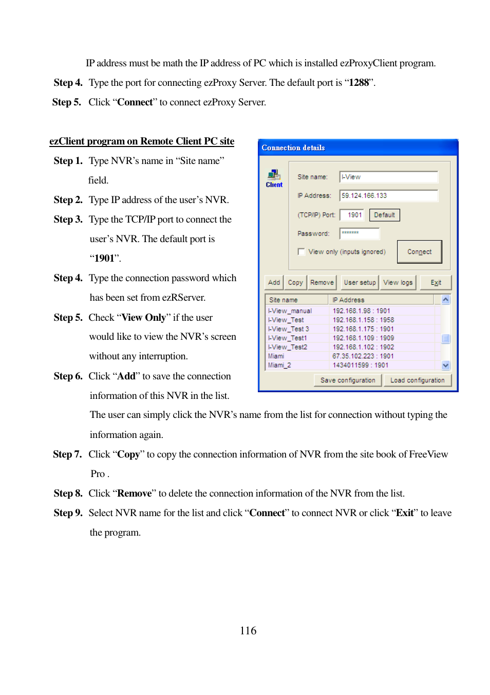 I-View AnyNet-0401Mini Embedded NVR User Manual | Page 116 / 169