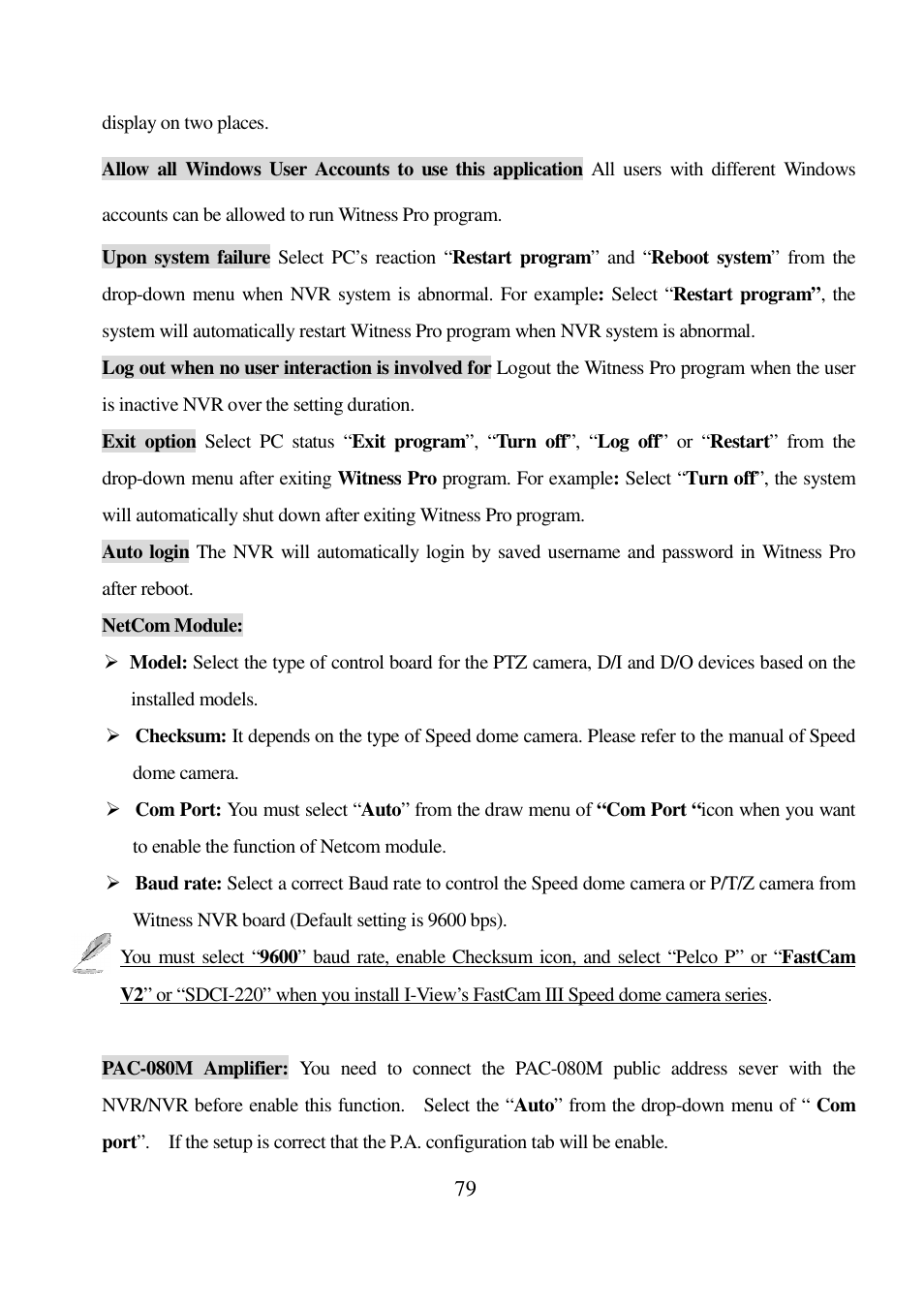I-View AnyNet-0401Mini Embedded NVR User Manual | Page 79 / 169