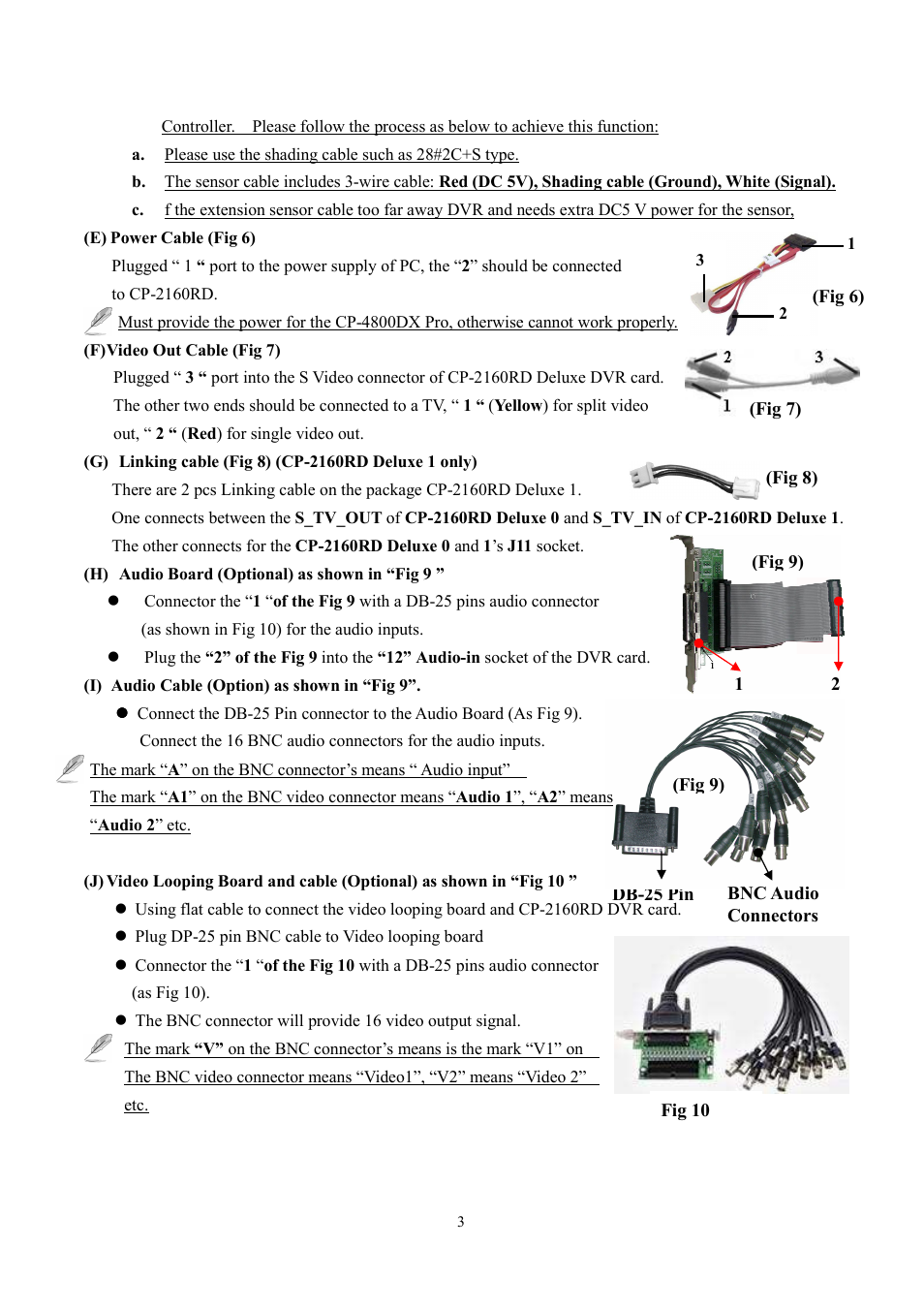 I-View CP-2160RD Deluxe Real Time Recording DVR Card User Manual | Page 3 / 4