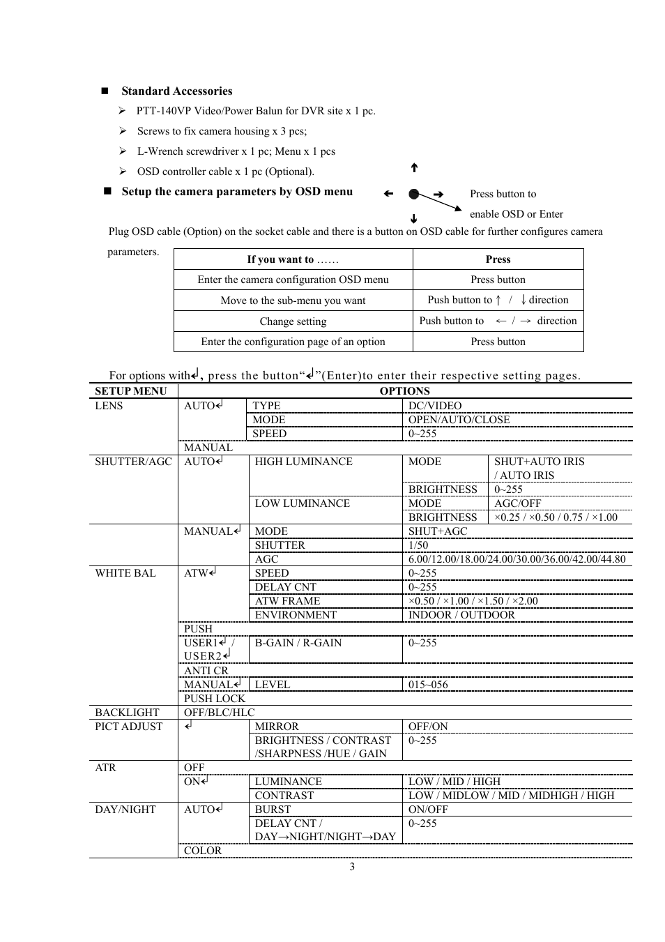 I-View DM-650-F0409 Vandal Proof Dome UTP Camera User Manual | Page 3 / 4