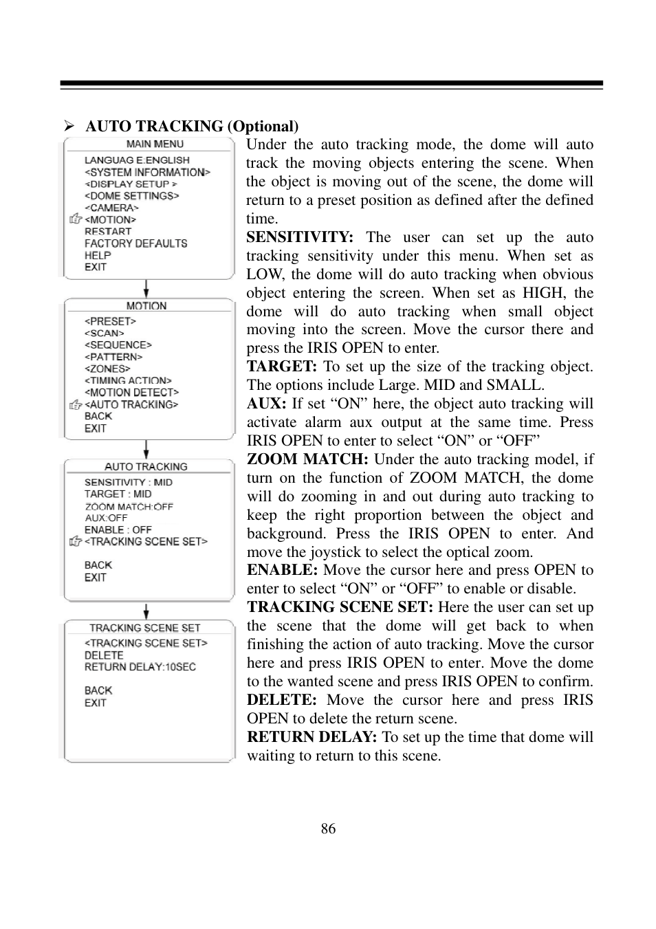 I-View FDMO-2MIP-20XIR IP SpeedDome Network Camera User Manual | Page 87 / 90
