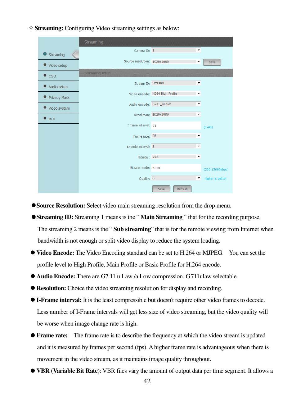 I-View IR-5MIPN42 5-Megapixels IR Bullet IP Camera User Manual | Page 42 / 55