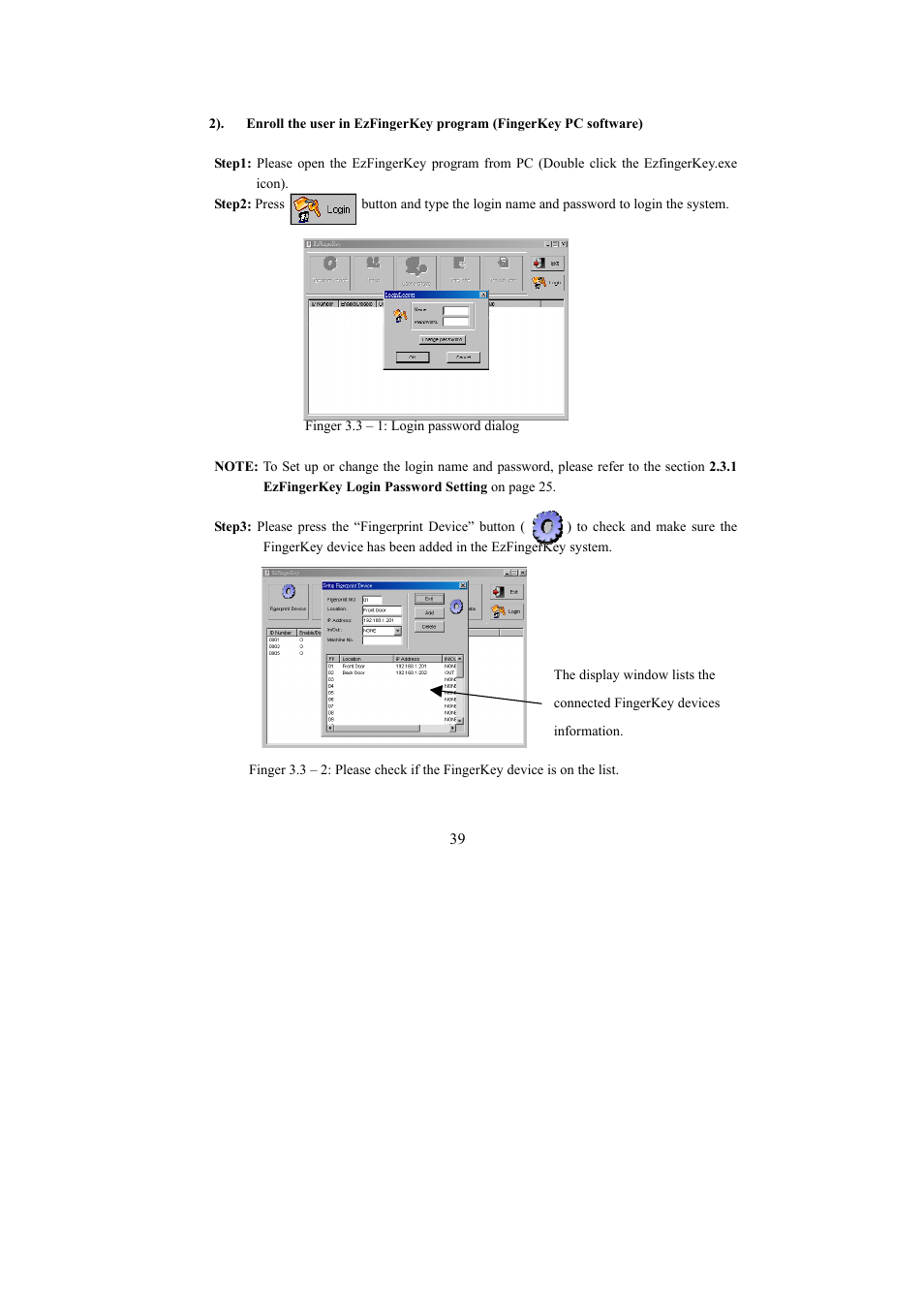 I-View FAC – 500 FingerKey Access Controller DVR User Manual | Page 40 / 103