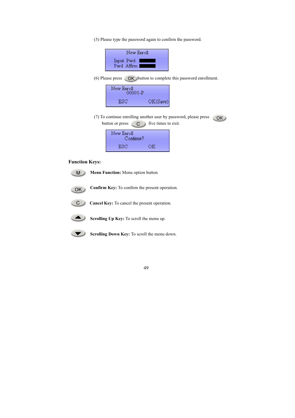 I-View FAC – 500 FingerKey Access Controller DVR User Manual | Page 50 / 103