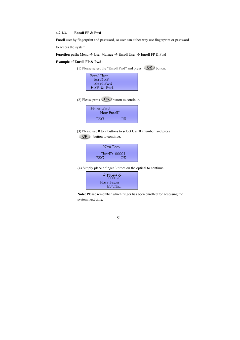 I-View FAC – 500 FingerKey Access Controller DVR User Manual | Page 52 / 103