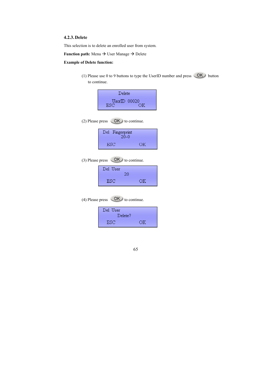 I-View FAC – 500 FingerKey Access Controller DVR User Manual | Page 66 / 103