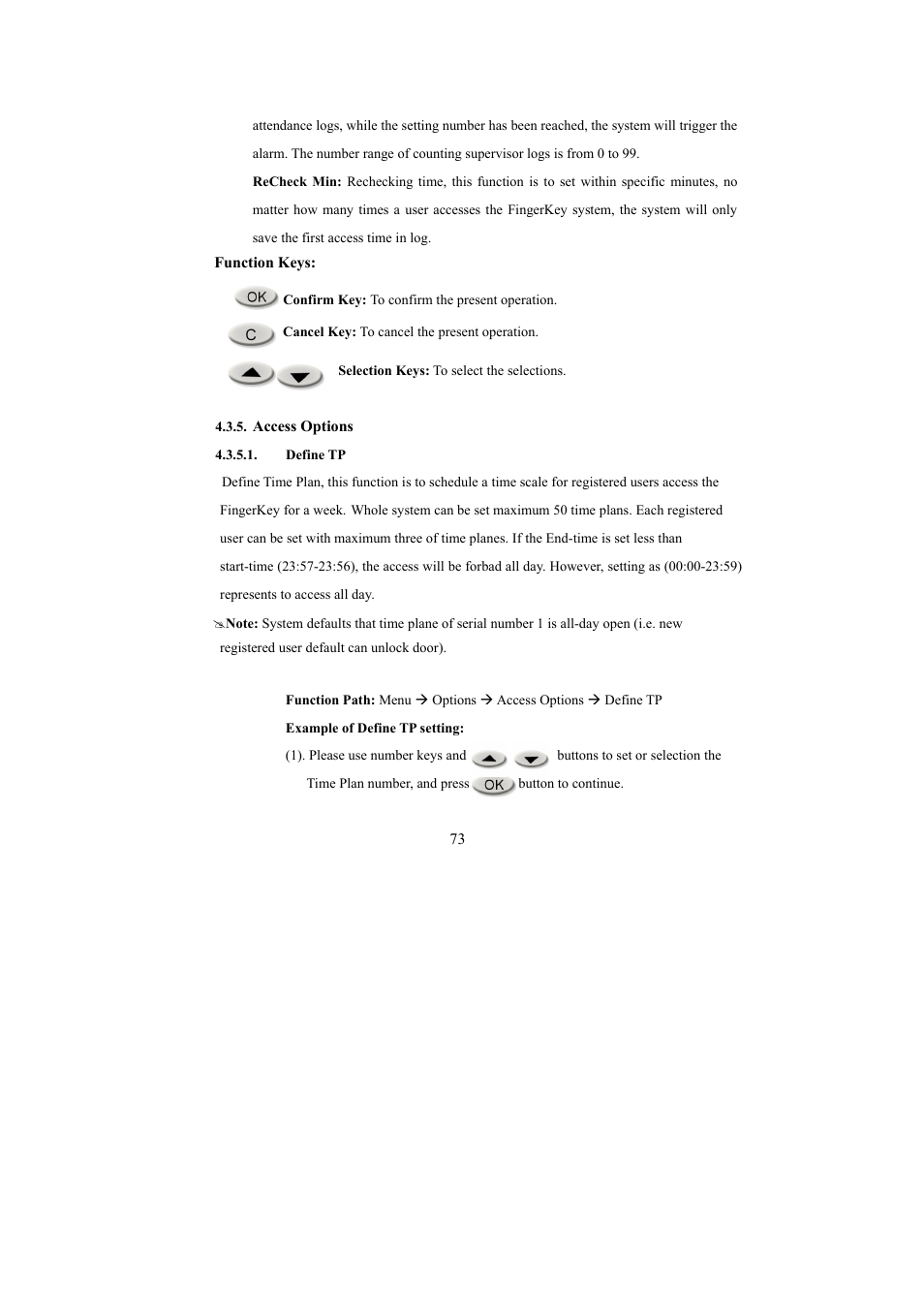 I-View FAC – 500 FingerKey Access Controller DVR User Manual | Page 74 / 103