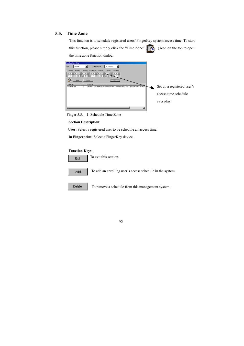 I-View FAC – 500 FingerKey Access Controller DVR User Manual | Page 93 / 103