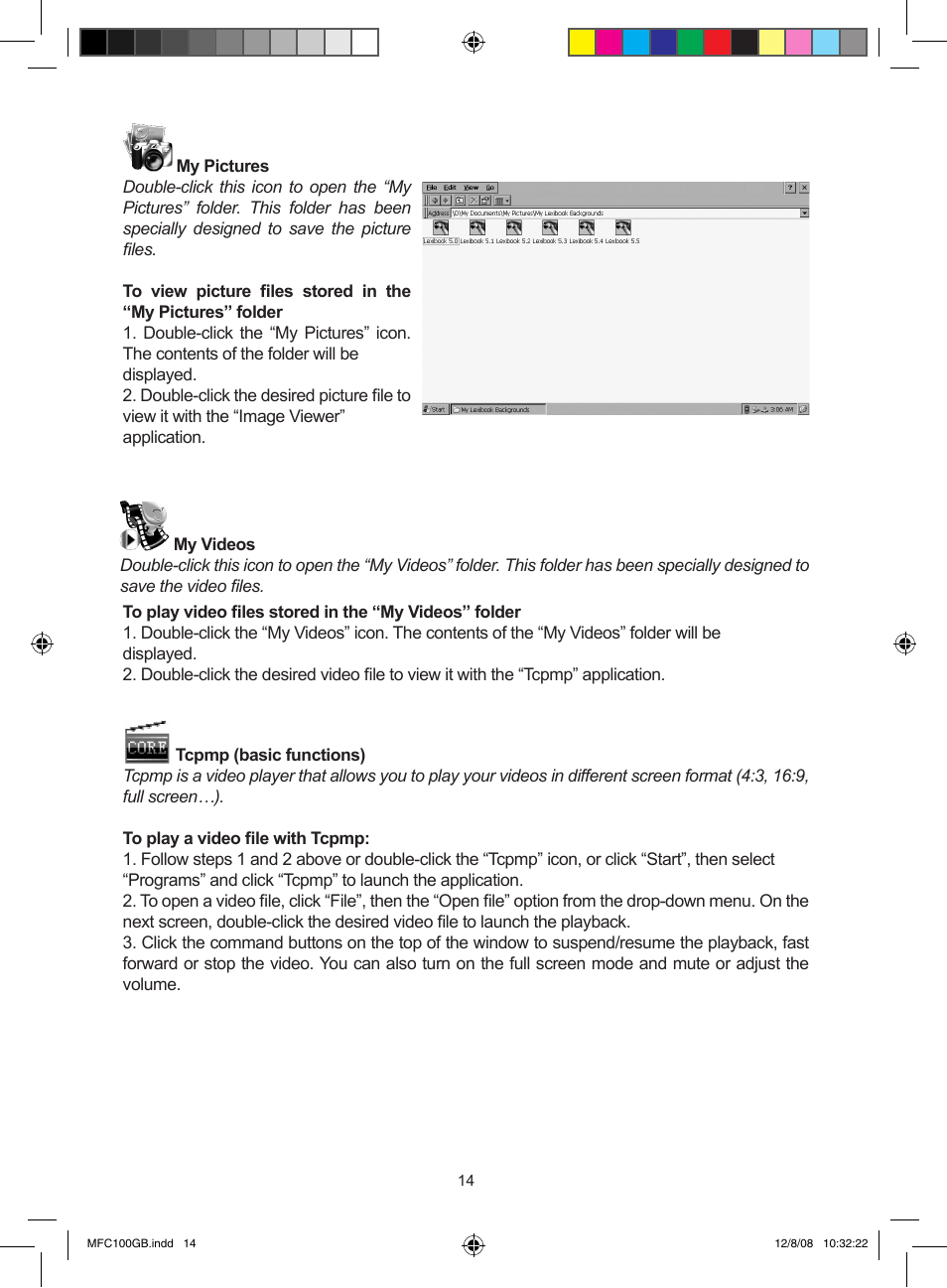 Lexibook MFC100GB User Manual | Page 14 / 24