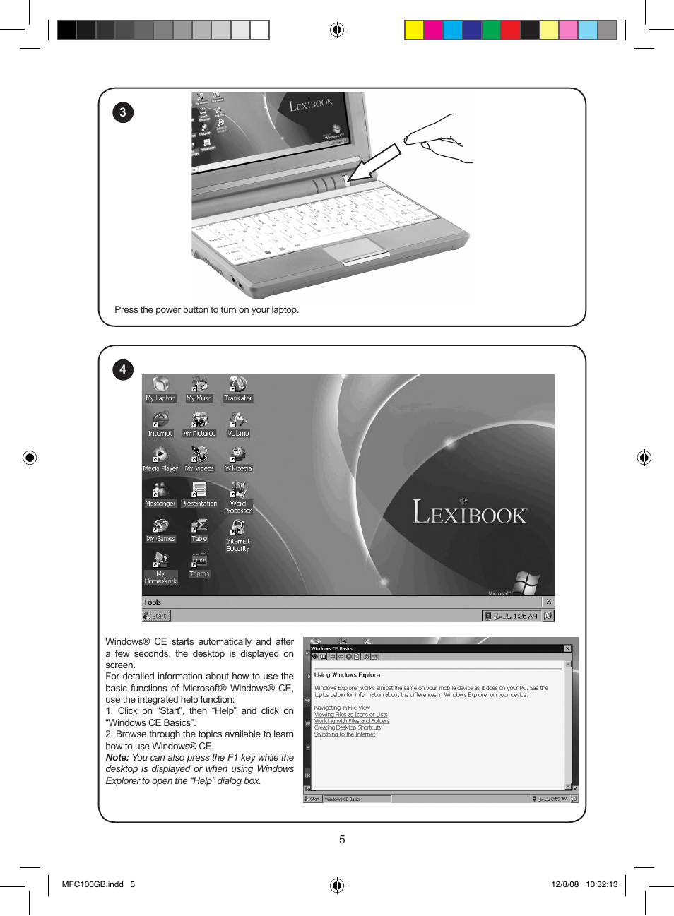 Lexibook MFC100GB User Manual | Page 5 / 24
