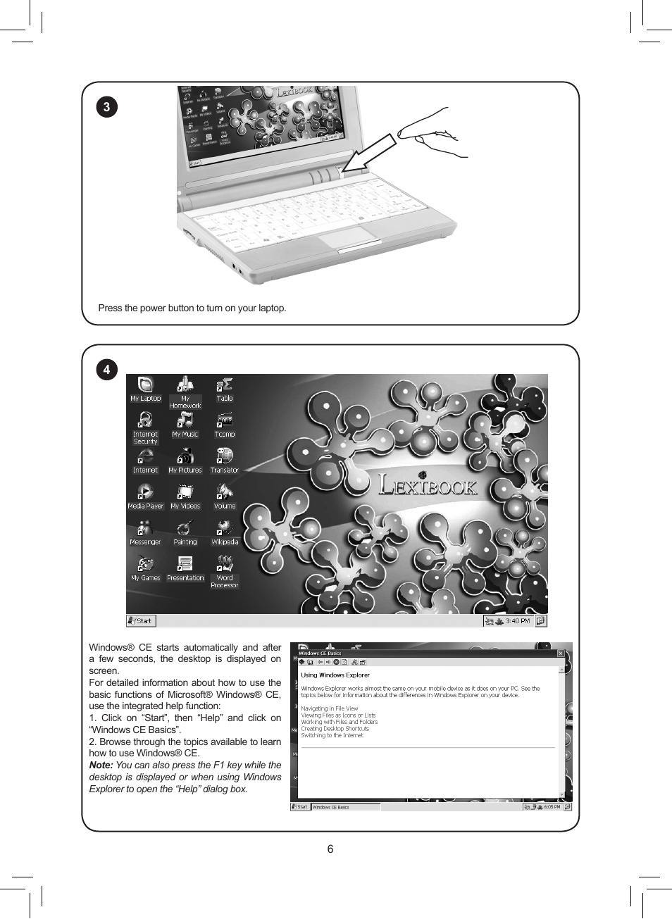 Lexibook MFC110GB User Manual | Page 6 / 27