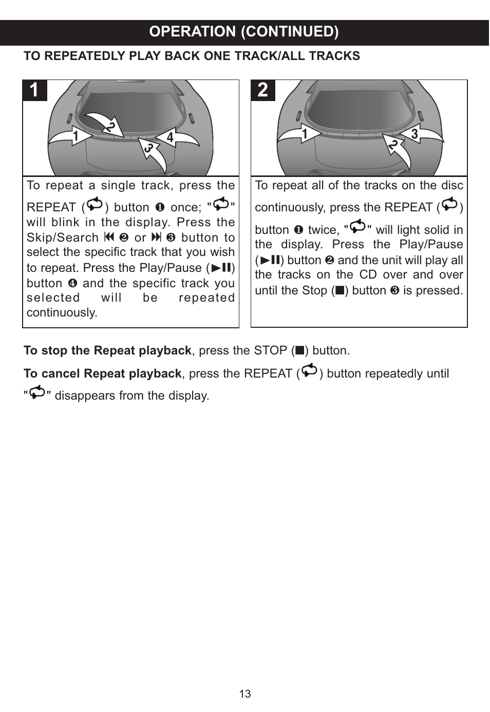 Lexibook RCD100DC User Manual | Page 13 / 18