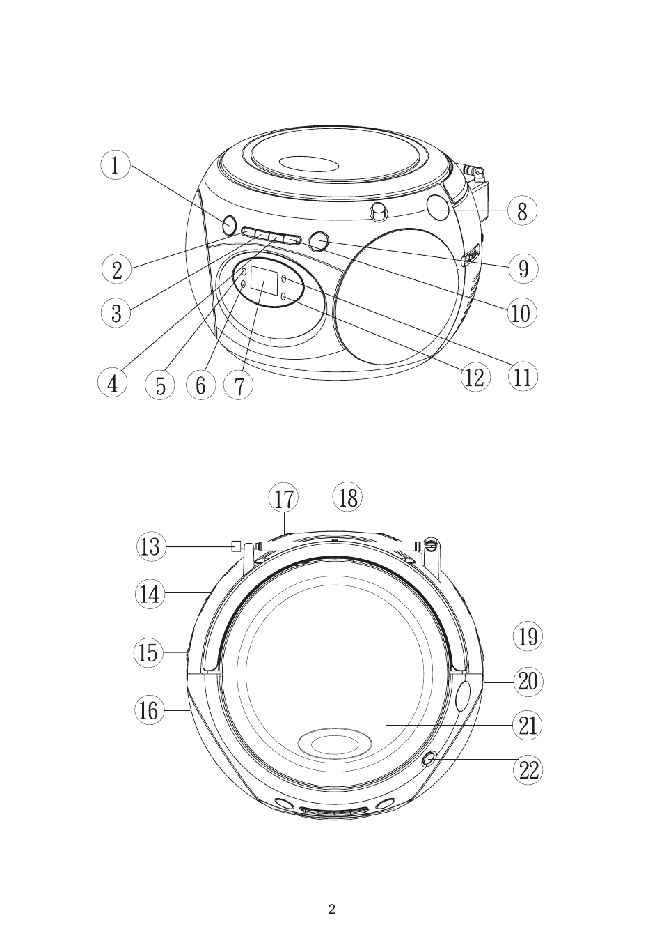 Lexibook RCD102TF User Manual | Page 2 / 60