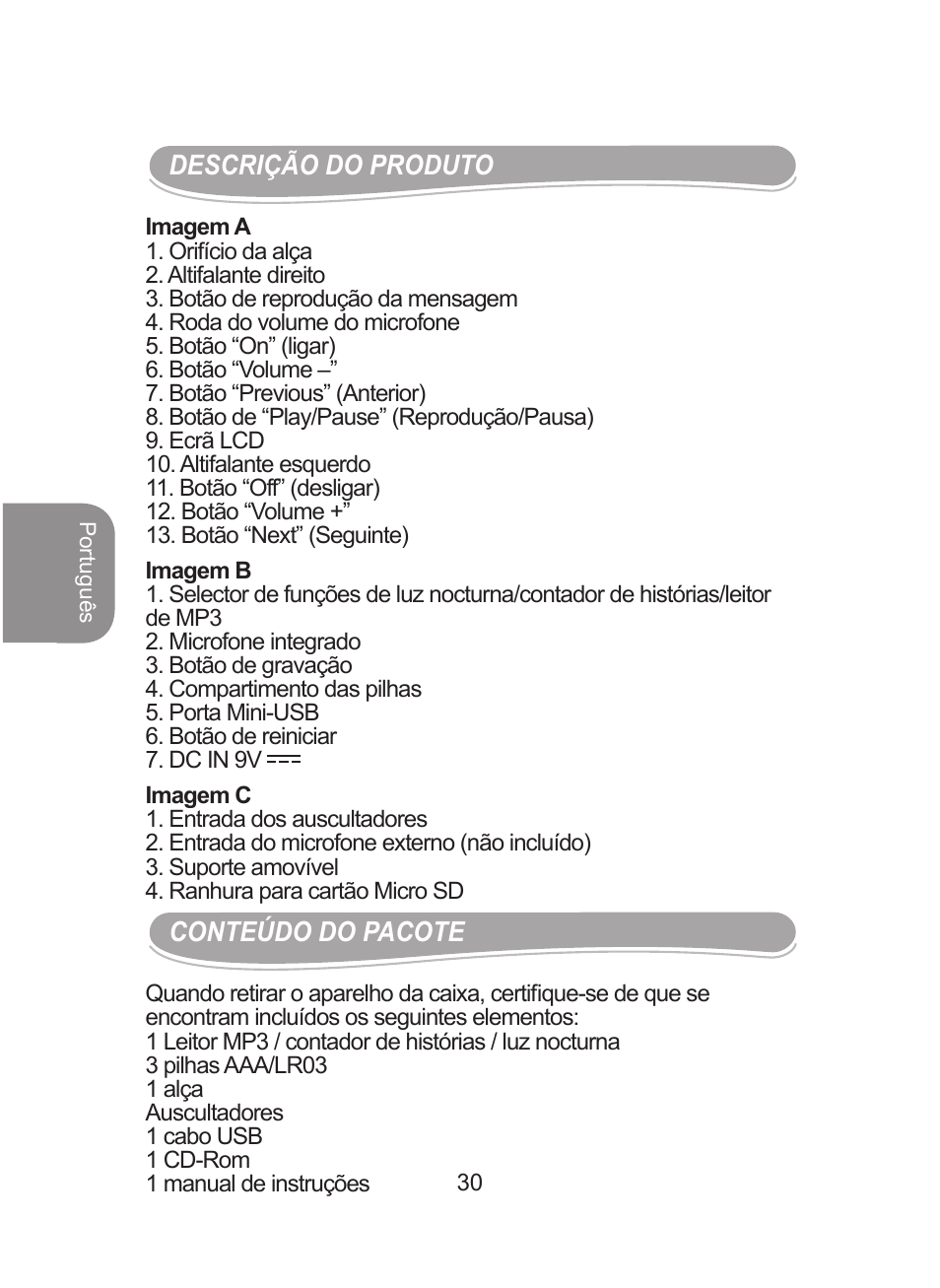 Lexibook DMPJ1 User Manual | Page 30 / 66