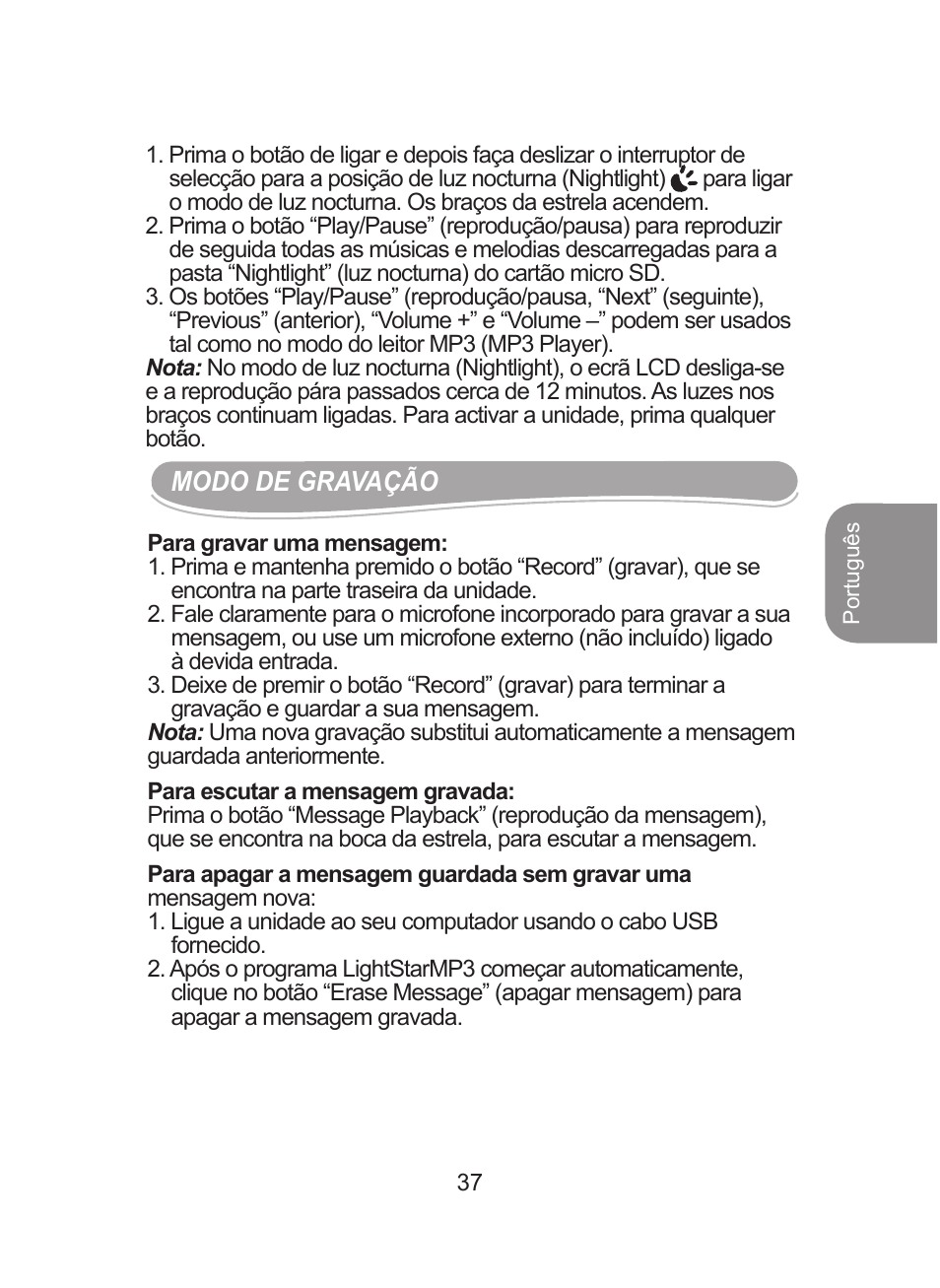 Lexibook DMPJ1 User Manual | Page 37 / 66