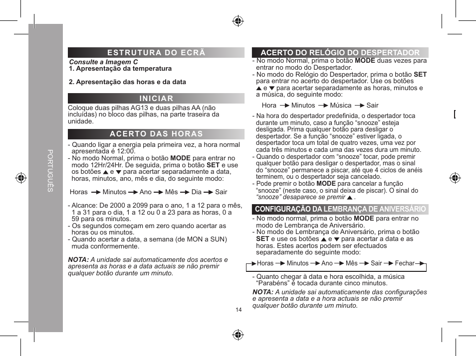 Lexibook DR900 User Manual | Page 14 / 24