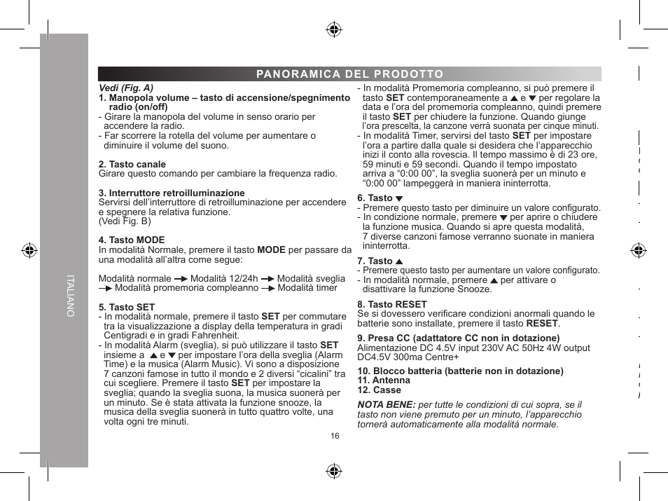 Lexibook DR900 User Manual | Page 16 / 24