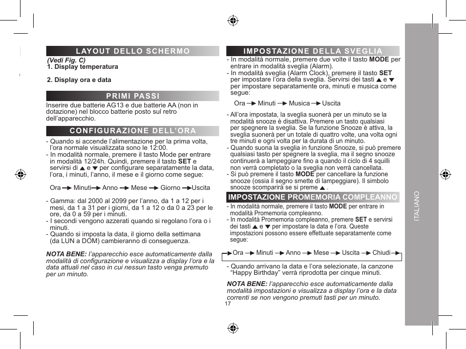 Lexibook DR900 User Manual | Page 17 / 24
