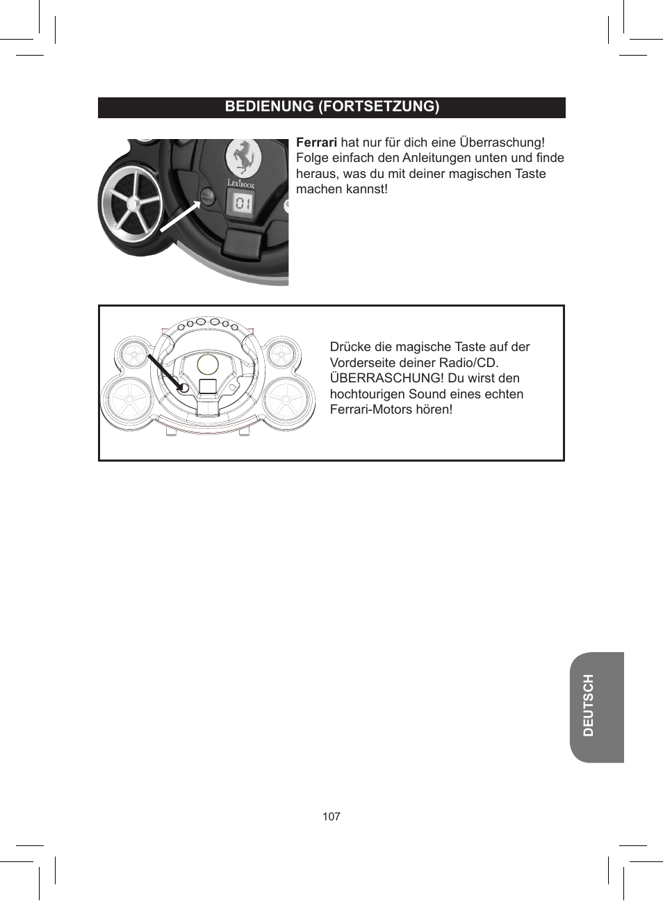 Lexibook RCD150FE User Manual | Page 107 / 130