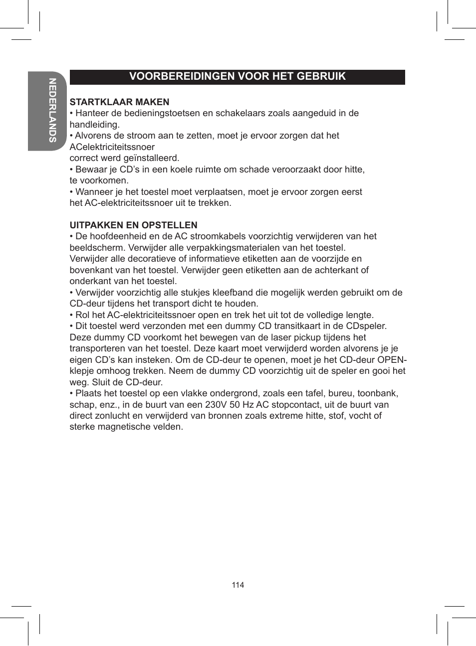 Lexibook RCD150FE User Manual | Page 114 / 130